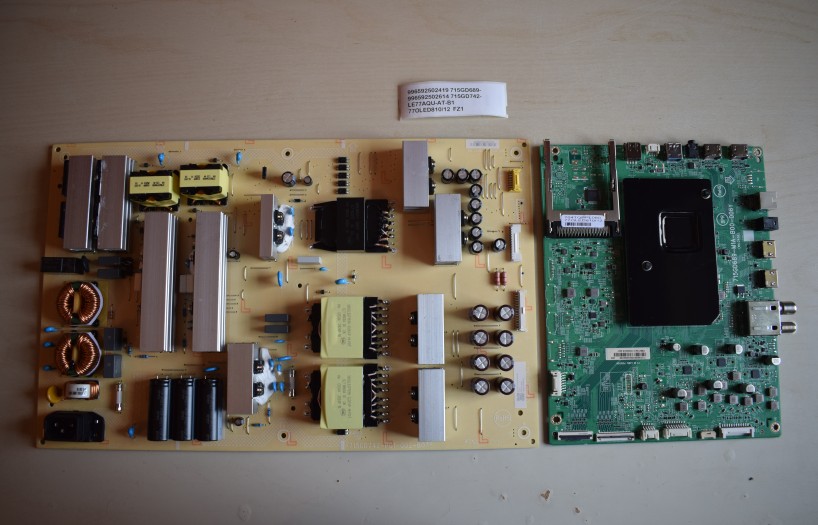 996592502419 715GD689- 996592502614 715GD742- LE77AQU-AT-B1 77OLED810-12 FZ1