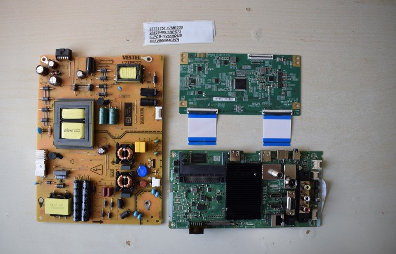 23731851 17MB230 23626489 17IPS72 C-PCB-HV650QUB D65V800M4CWH