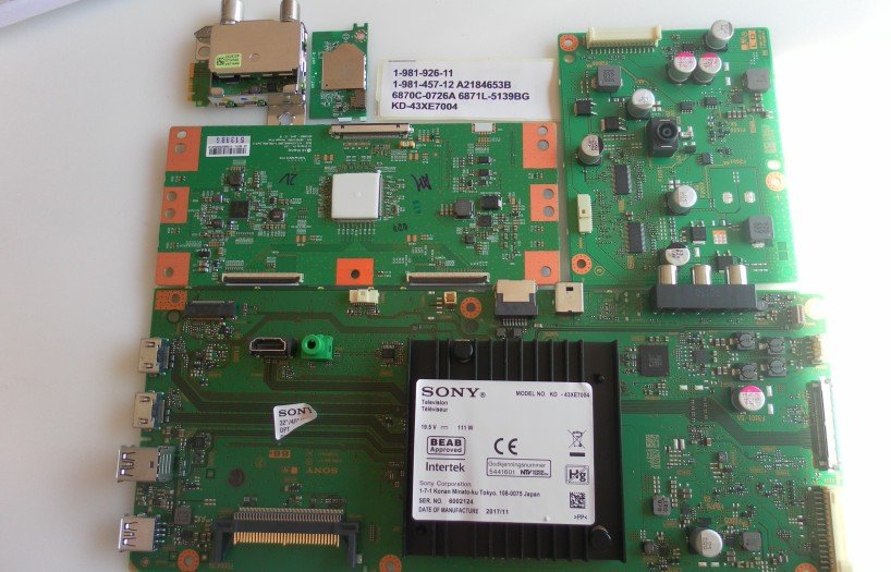 1-981-926-11 1-981-457-12 A2184653B 6870C-0726A 6871L-5139BG KD-43XE7004