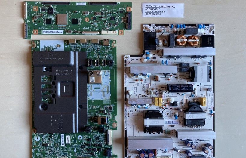 EBT30107712 EBU30166902 EAY65904151 LE480PQW-HT-B4 OLED48C55LA