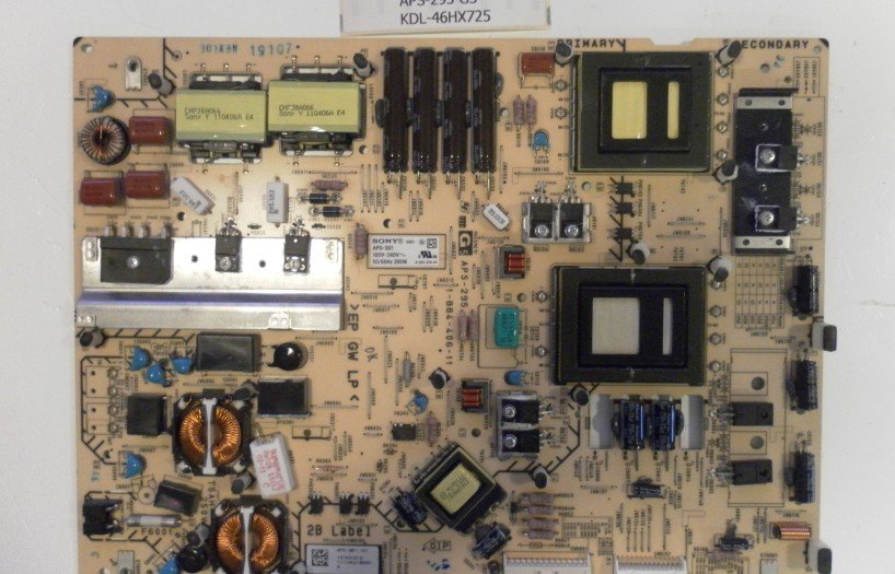 1-884-406-11 APS-295 G5 KDL-46HX725