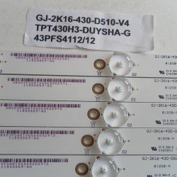 GJ-2K16-430-D510-V4 TPT430H3-DUYSHA-G 43PFS4112 12