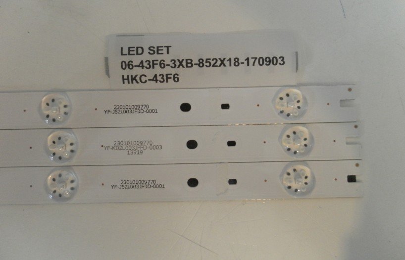 LED SET 06-43F6-3XB-852X18-170903 HKC-43F6