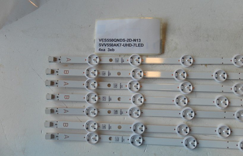 VES550QNDS-2D-N13 SVV550AK7-UHD-7LED 4xA 3xB