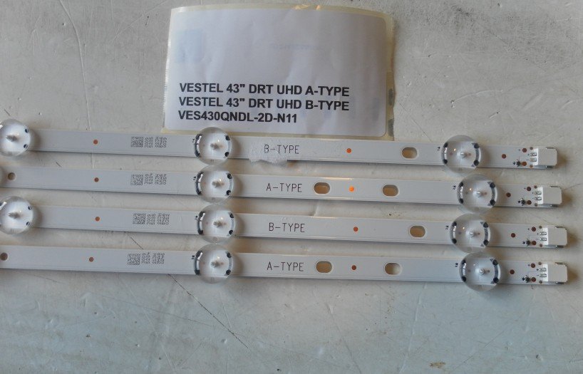 VESTEL 43'' DRT UHD A-TYPE VESTEL 43'' DRT UHD B-TYPE VES430QNDL-2D-N11