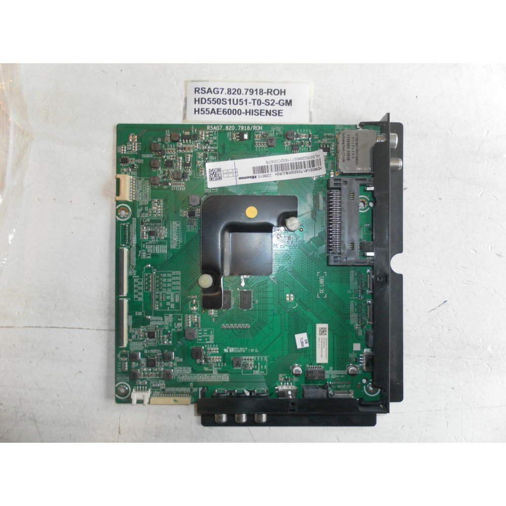 Motherboard TV HISENSE H50AE6000 H55A6100 RSAG7.820.7918/ROH 227680/B/1/3TE50G18