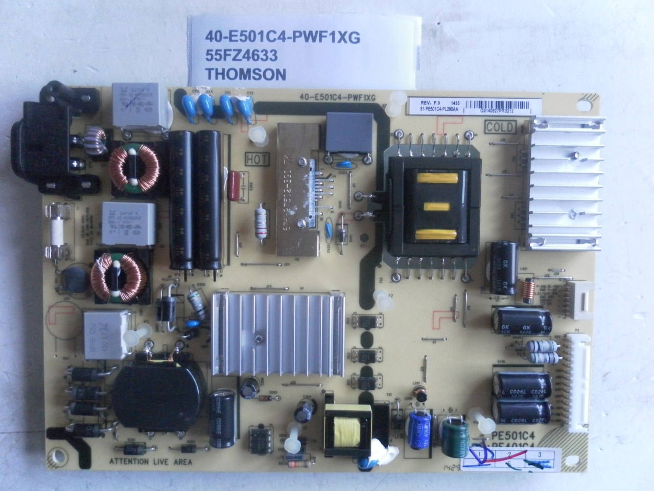 40-E501C4-PWF1XG 55FZ4633 THOMSON