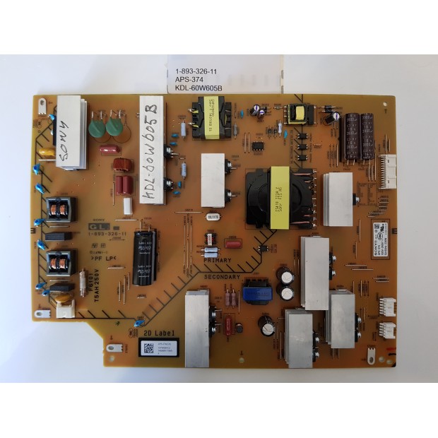 1-893-326-11 APS-374 KDL-60W605B