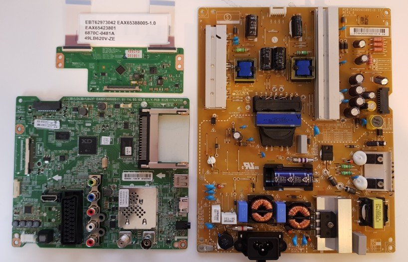 EBT62973042 EAX65388005-1.0 EAX65423801 6870C-0481A 49LB620V-ZE