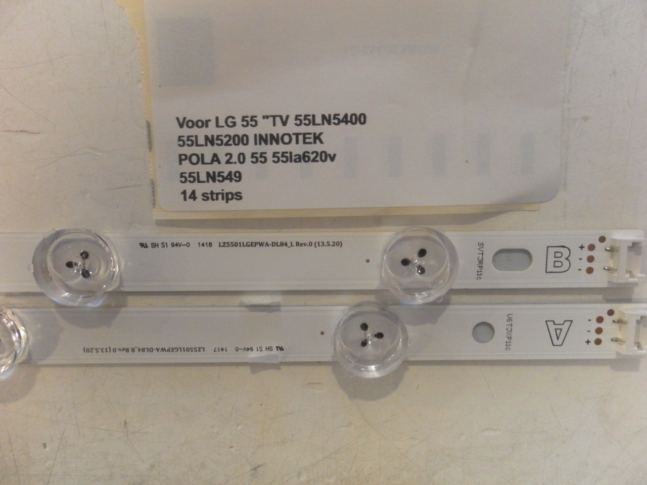 LG55LN5400 55LN5200 INNOTEK POLA 2.0 55 55LA620V 55LN549 14STRIPS AGF78424801