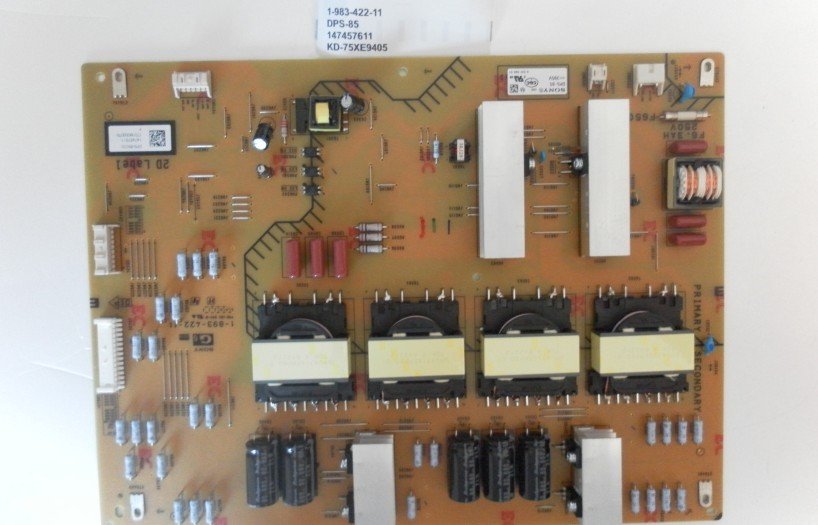 1-983-422-11 DPS-85 147457611 KD-75XE9405