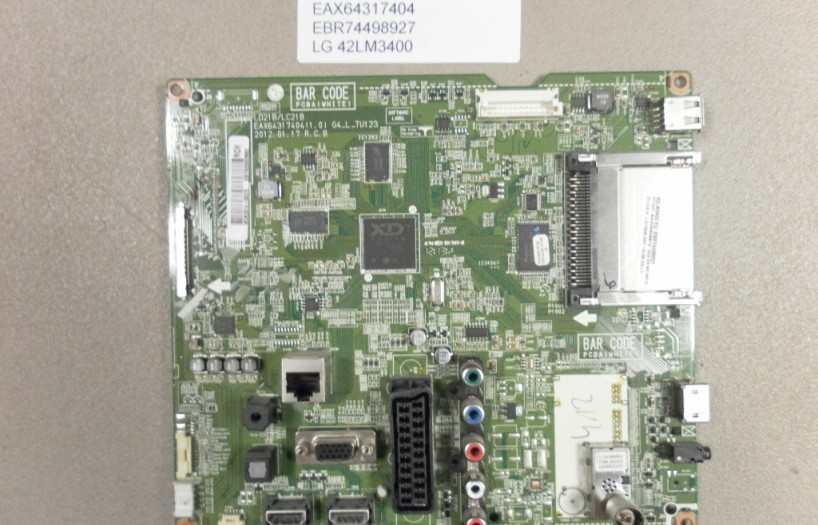 EAX64317404 EBR74498927 LG42LM3400