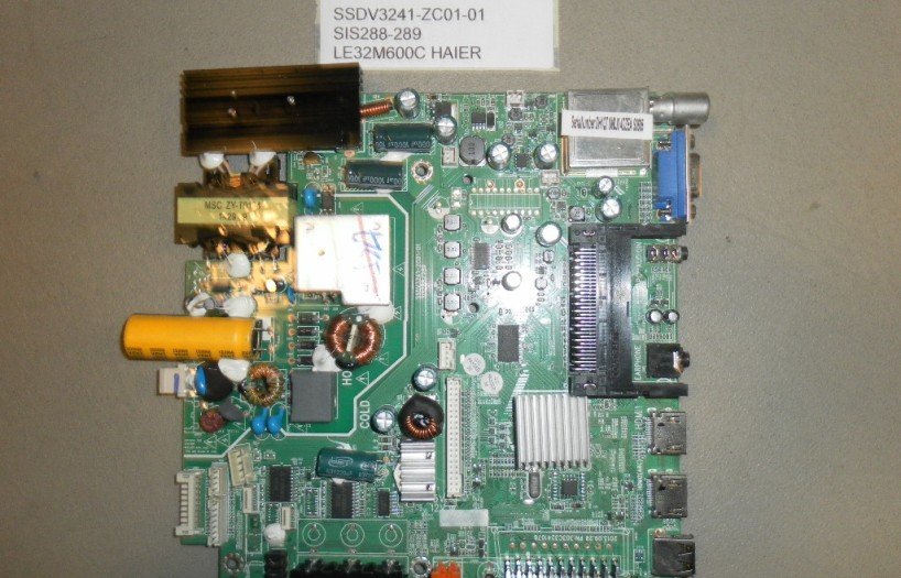SSDV3241-ZC01-01 SIS288-289 LE32M600C HAIER