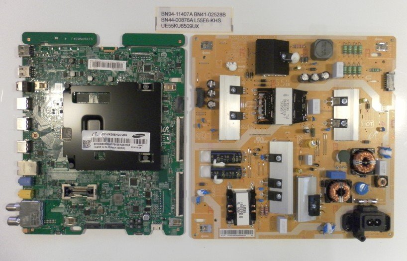 BN94-11407A BN41-02528B BN44-00876A L55E6-KHS UE55KU6509UX