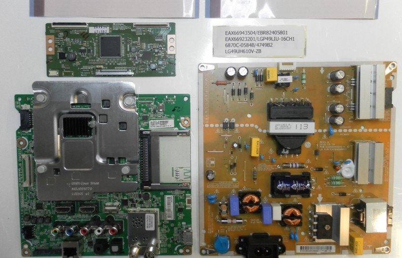 EAX66943504_EBR82405801 EAX66923201_LGP49LIU-16CH1 6870C-0584B_4749B2 LG49UH610V-ZB