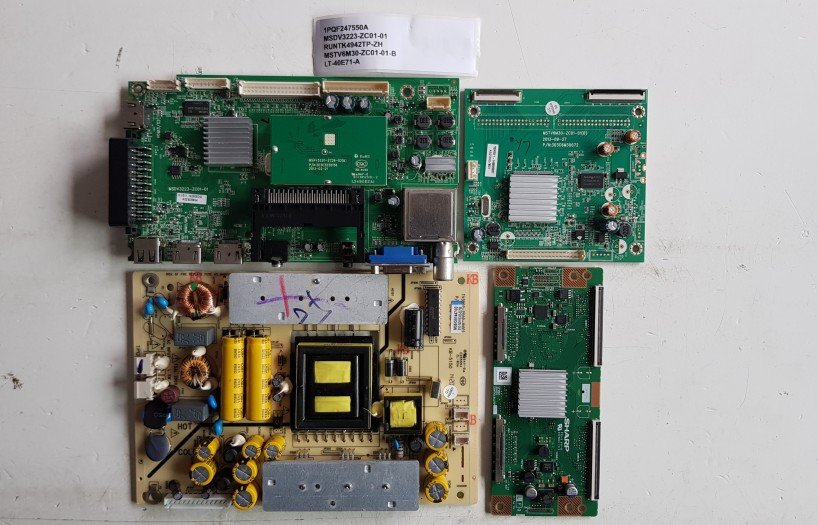 1PQF247550A MSDV3223-ZC01-01 RUNTK4942TP-ZH MSTV6M30-ZC01-01B LT-40E71-A