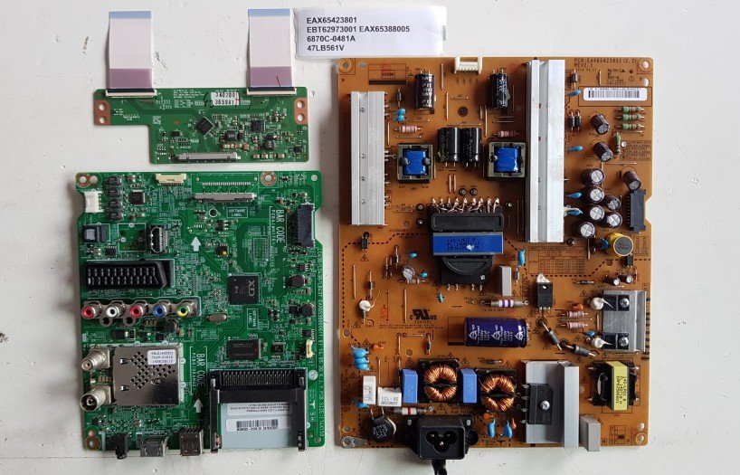 EAX65423801 EBT62973001 EAX65388005 6870C-0481A 47LB561V