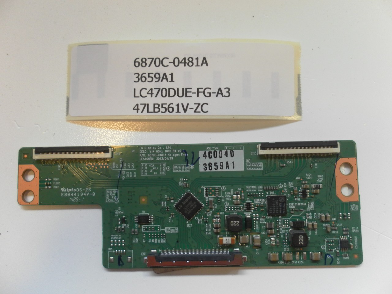 6870C-0481A 3659A1 LC470DUE-FG-A3 47LB561V-ZC