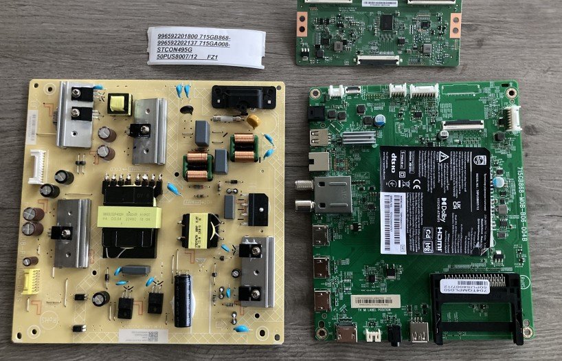 996592201800 715GB868- 996592202137 715GA008- STCON495G 50PUS8007-12 FZ1