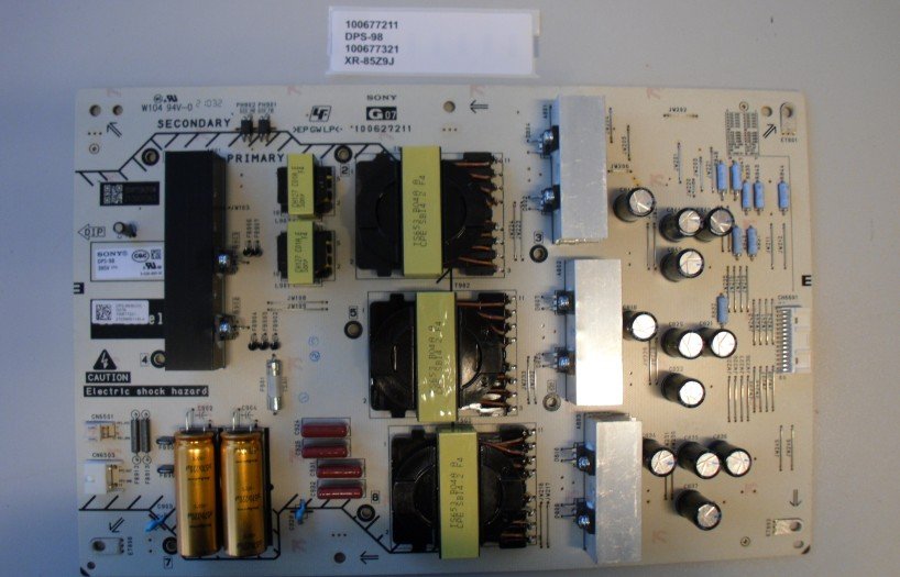 100677211 DPS-98 100677321 XR-85Z9J