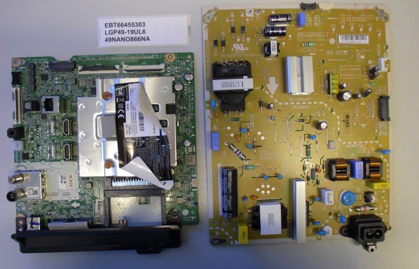 EBT66455303 LGP49-19UL6 49NANO866NA