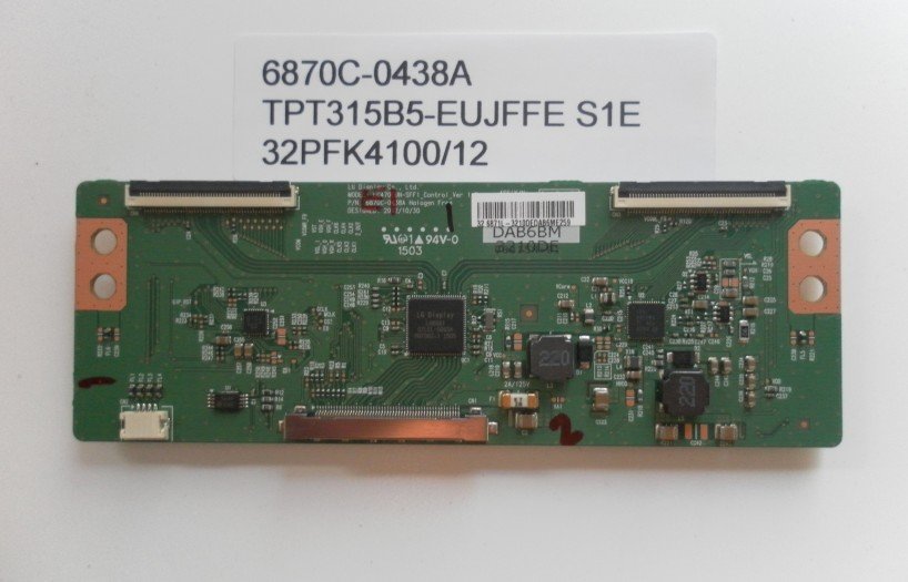 6870C-0438A TPT315B5-EUJFFE S1E 32PFK4100 12 