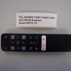 TCL RC802V FUR7 FUR4 FUR5 4K UHD AI Android Smart HDTV TV
